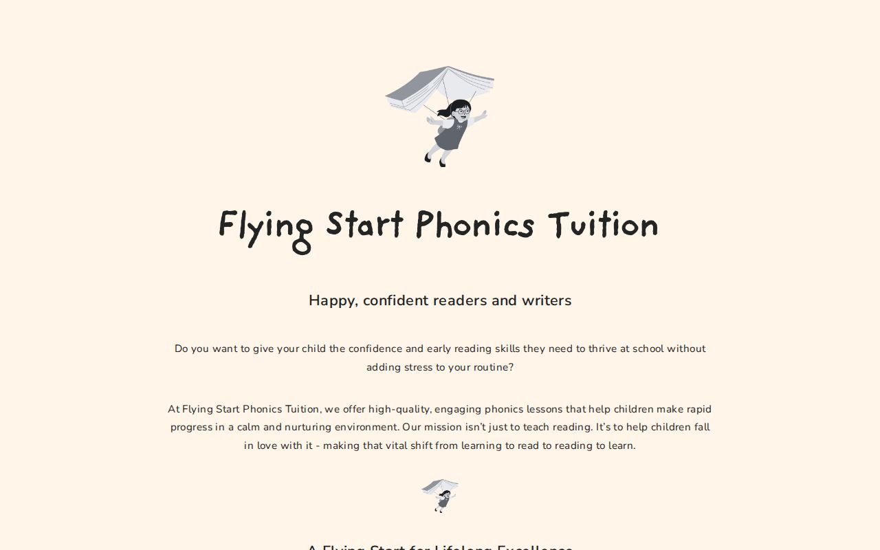 Flying Start Phonics Tuition